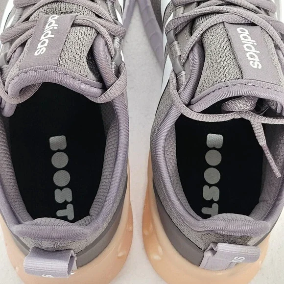 Adidas Boost Shoes Women’s Athletic Trainer Sneaker - Size 10, Gray/White - Picture 10 of 12